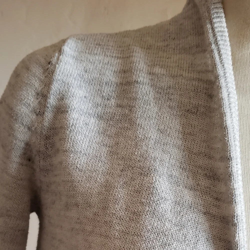 Lululemon Ivivva  Cardigan Gray Youth 14 Athleisure Open Front Womens Sweater